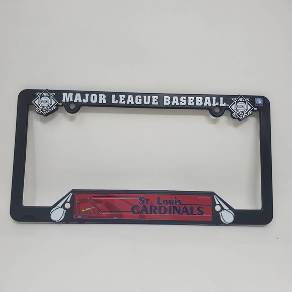 WinCraft MLB PVC License Plate Frame - St Louis Cardinals - Picture 1 of 2